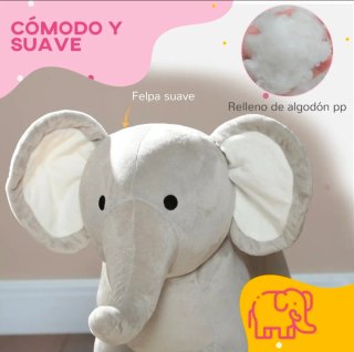 Elefante balancín niños de 2-4 años con sonido