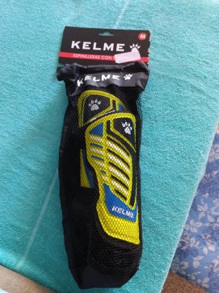 Rodilleras Fútbol Kelme Amarillas dos veces usadas