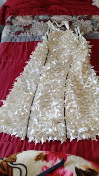 Vestido Topshop blanco Talla L