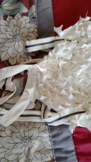 Vestido Topshop blanco Talla L