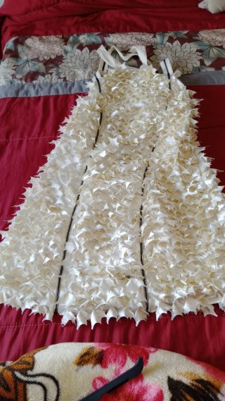 Vestido Topshop blanco Talla L