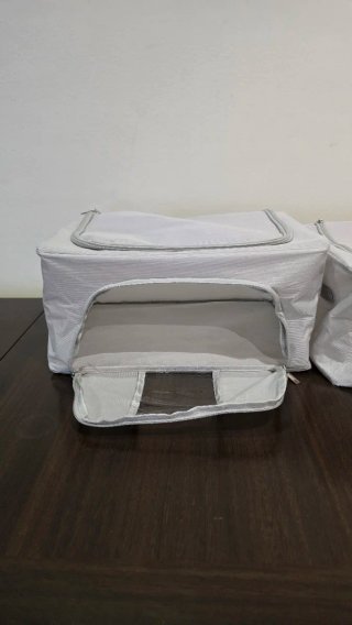 2 Bolsas Almacenaje Ropa 24L con Ventana