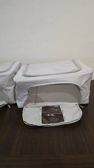 2 Bolsas Almacenaje Ropa 24L con Ventana