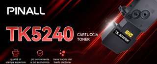 Set 4 Toner TK5240 Compatibili PINALL