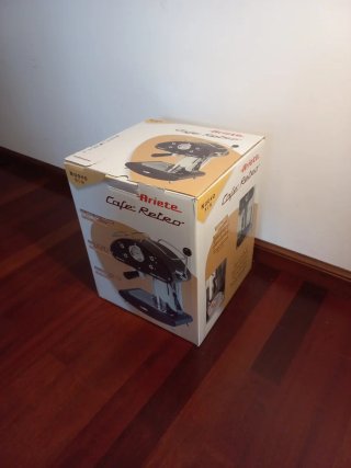 Cafetera Ariete Negra Café Retro Vintage