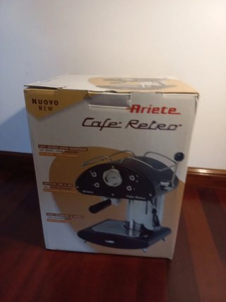 Cafetera Ariete Negra Café Retro Vintage