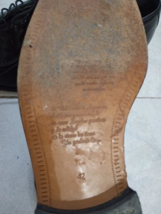 Zapatos de piel negros Talla 42