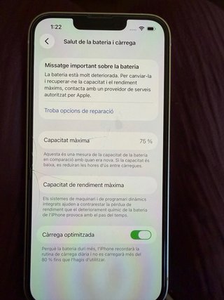 Iphone 14 256GB 75% batería