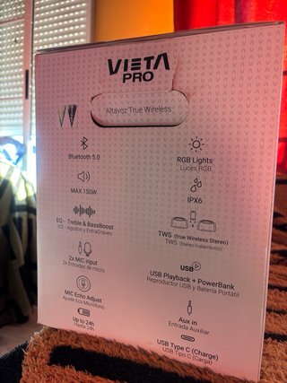 Altavoz Vieta Pro Thunder Negro(Negociable)