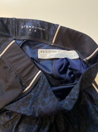 Mallas Oysho Estampadas Azul Talla M