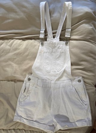 Mono corto blanco mujer