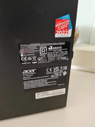 PC sobremesa Gaming Acer Aspire TC-1760