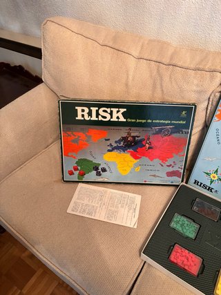 Juego de mesa Risk antiguo completo