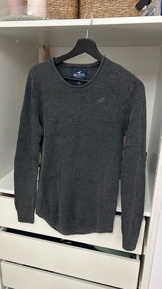 Jersey Hollister Gris Talla XS