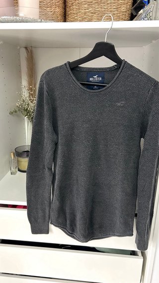 Jersey Hollister Gris Talla XS