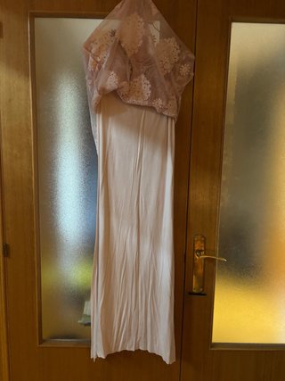 Vestido rosa encaje M