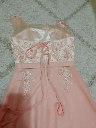 Vestido de fiesta rosa