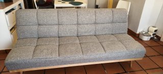 NEGOCIABLE Sofá Cama NEJEDE Gris Claro