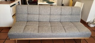 NEGOCIABLE Sofá Cama NEJEDE Gris Claro