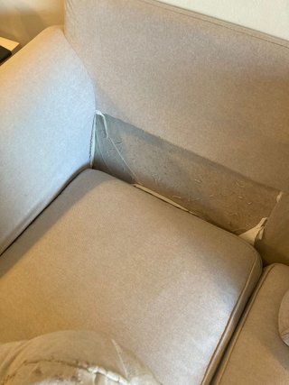 Sofá Ikea 3 plazas tela beige