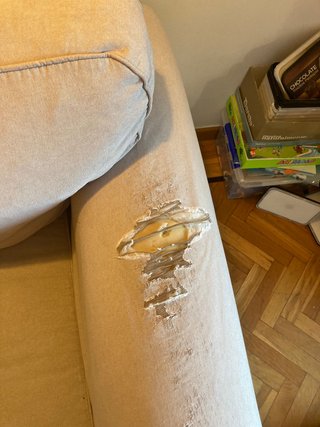Sofá Ikea 3 plazas tela beige