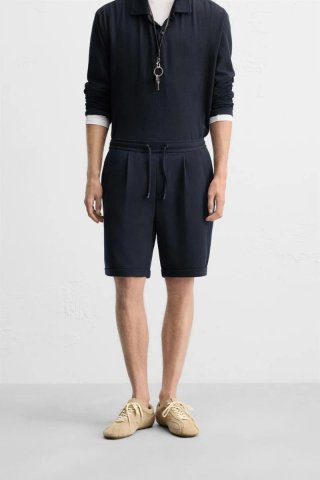 Bermudas confort azul marino Talla L