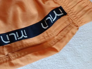 Bañador naranja con logo MLN