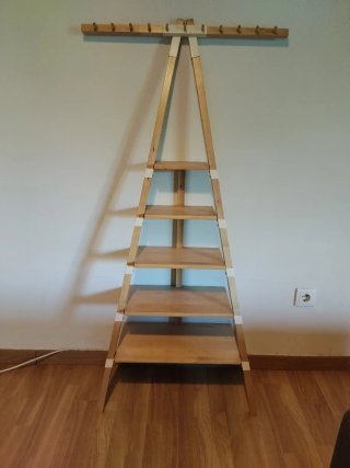 Estantería de madera diseño
