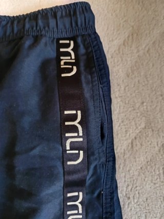 Bañador azul con logo MLN