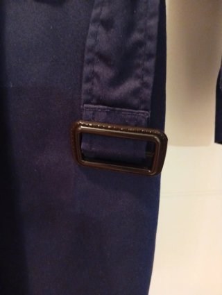 Gabardina Stradivarius Azul