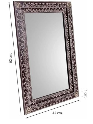 Espejo Madera WANDERLUST DECO Gris
