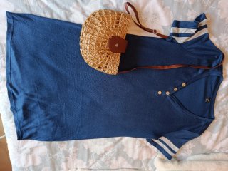 Vestido casual Emery Rose azul