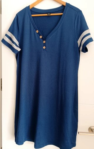 Vestido casual Emery Rose azul
