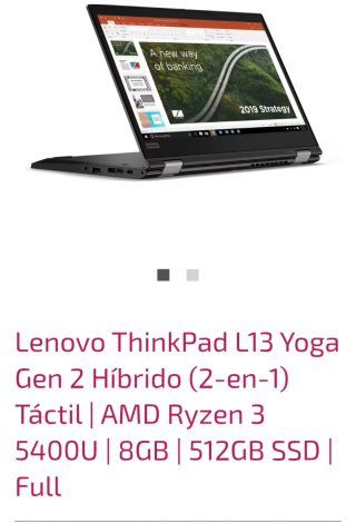 Lenovo ThinkPad L13 Yoga Gen 2 Híbrido