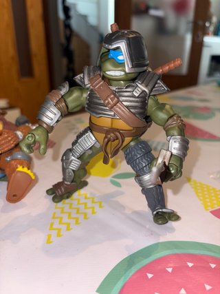 Lote 2 muñecos antiguos tortugas ninja