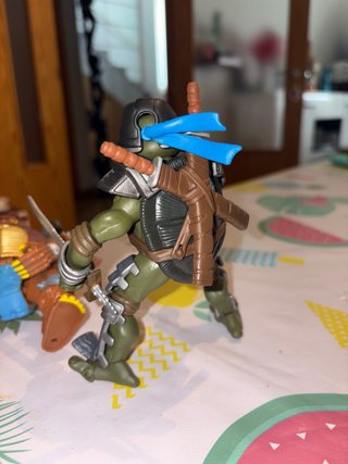 Lote 2 muñecos antiguos tortugas ninja