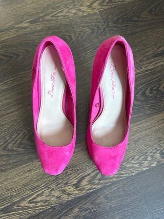 Zapatos de tacón Bershka rosa Talla 38