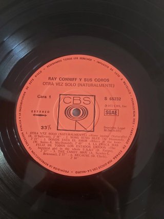 Disco Vinilo Ray Conniff y sus coros