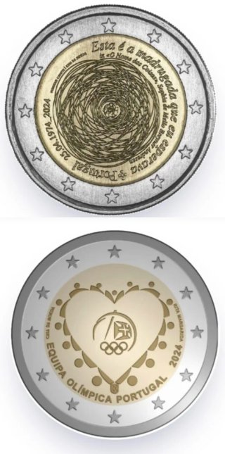 PORTUGAL 2024 MONEDAS DE 2€ CONMEMORATIVAS S/C