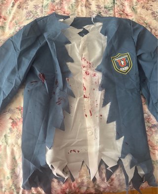 Disfraz Estudiante Zombie Chico Talla S