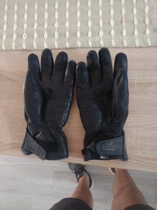 Guantes de moto Bering negros