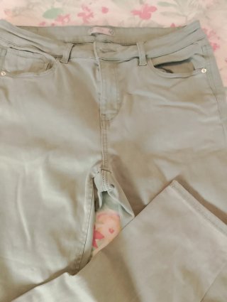Lote 3 Pantalones (Azul, Verde, Blanco)