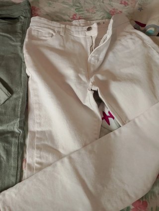 Lote 3 Pantalones (Azul, Verde, Blanco)