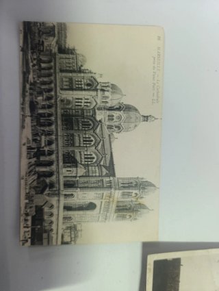 Set di cartoline postali della Francia con la Torre Eiffel