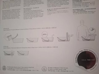Bañera bebé con soporte y tapón marca Stokke