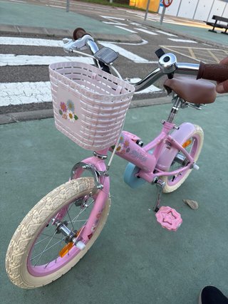 Bicicleta infantil rosa