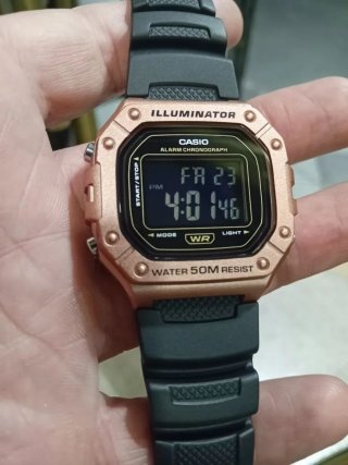 CASIO COLLECTION UNISEX/ W-218HM-5B/ ENVÍO GRATIS