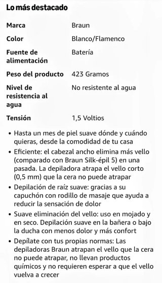 Braun Silk-épil 7 Depiladora Eléctrica