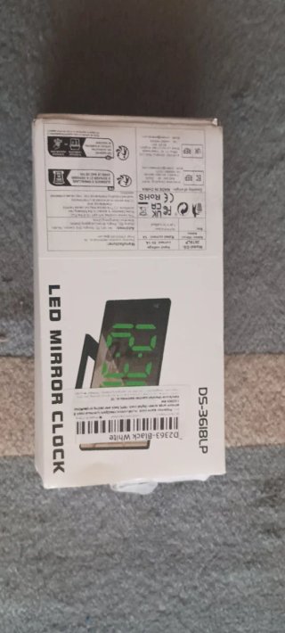 Reloj despertador digital con proyección