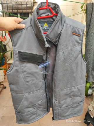 Chaleco de trabajo Delta Plus gris